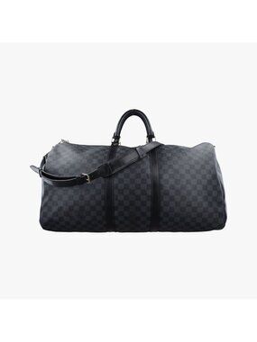 Louis Vuitton Keepall Bandouliere 55 Noir Damier Graphite